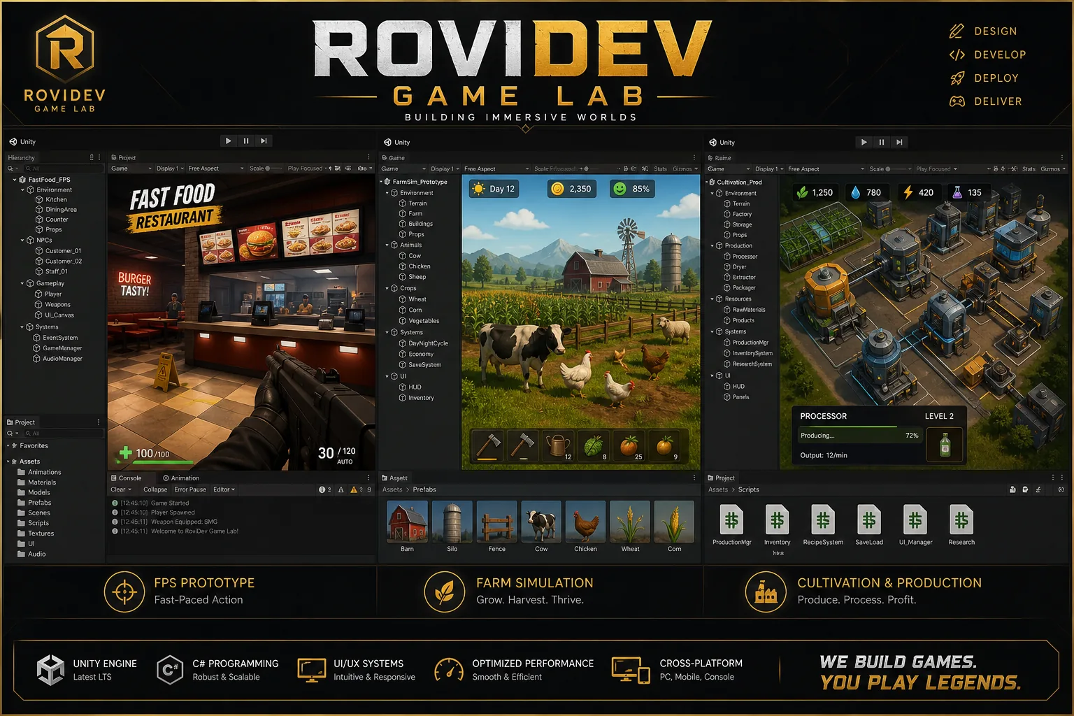 RoviDev Game Lab — project cover